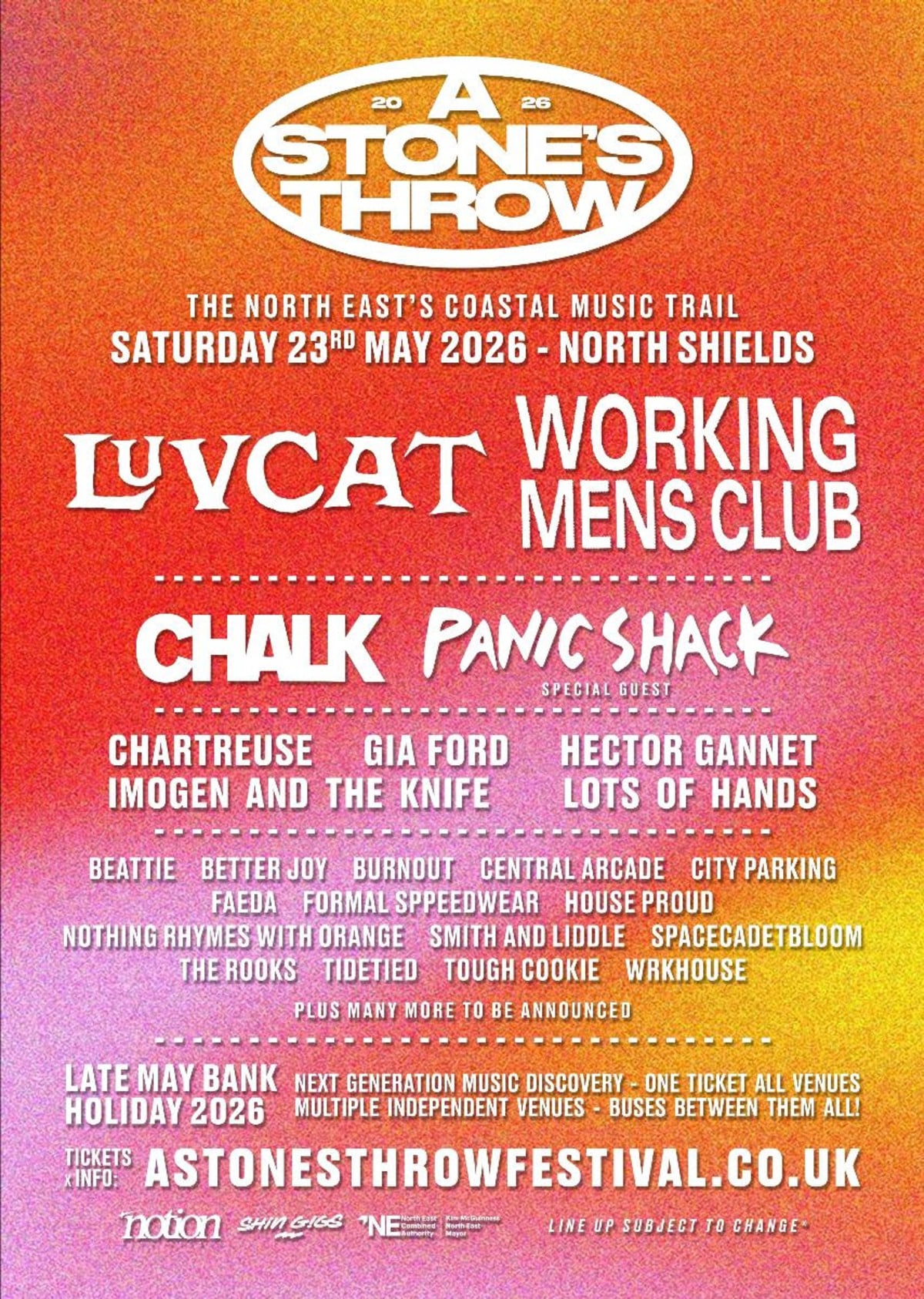 A Stone’s Throw Festival Unveils 2026 Wave: Luvcat and Working Men’s Club to Headline