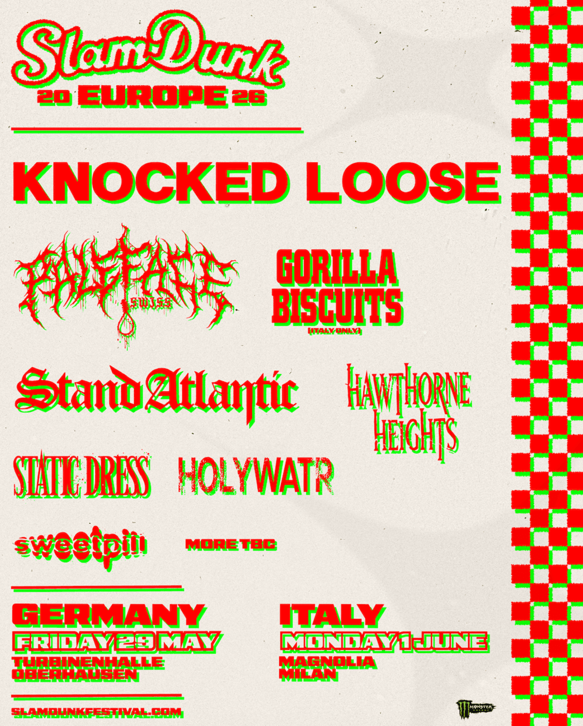 Slam Dunk Festival Marks 20th Anniversary with Debut German Show and Italy Return